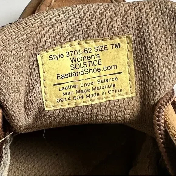 EASTLANDS Women's Solstice Lace Up Boat Shoes Sz 7 - Picture 9 of 15